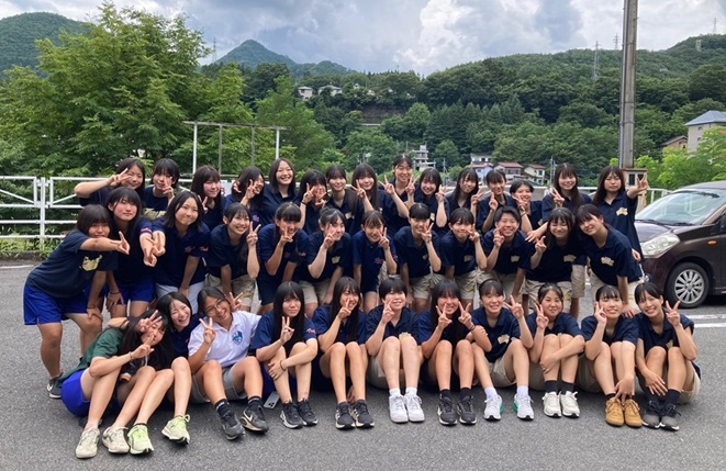 20240725　合宿　女子バスケットボール部と